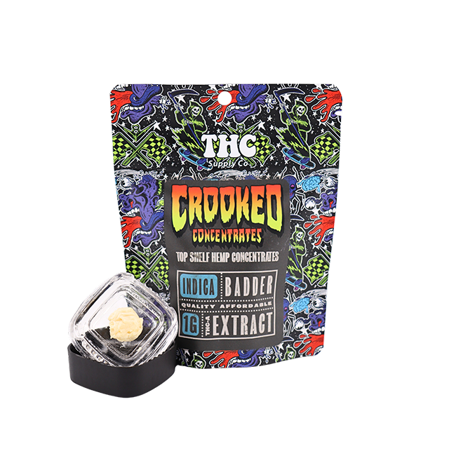 THCSC 1g THCA Badder / Indica / Crème Brûlée ^